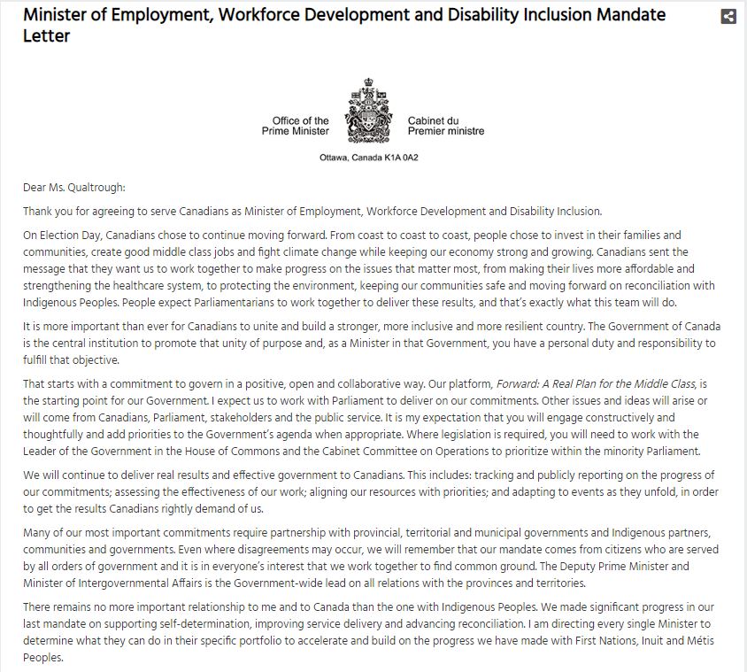 We are on our way and we are going to get to get there.
We all have to work  together - one voice - in creating a #NationalAutismStrategy @CASDA <a href="/PattyHajdu/">Patty Hajdu</a> <a href="/CQualtro/">Carla Qualtrough</a>  <a href="/JustinTrudeau/">Justin Trudeau</a> <a href="/CanadianPM/">Prime Minister of Canada</a> 

pm.gc.ca/en/mandate-let…