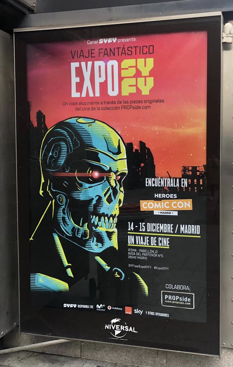 Este fin de semana en IFEMA Madrid, <a href="/PROPside/">PROPside.com</a> de la mano de <a href="/SYFY_Spain/">SYFY España</a> estaremos en la <a href="/Heroes_ComicCon/">Heroes Comic Con 💥</a> ... te lo vas a perder???