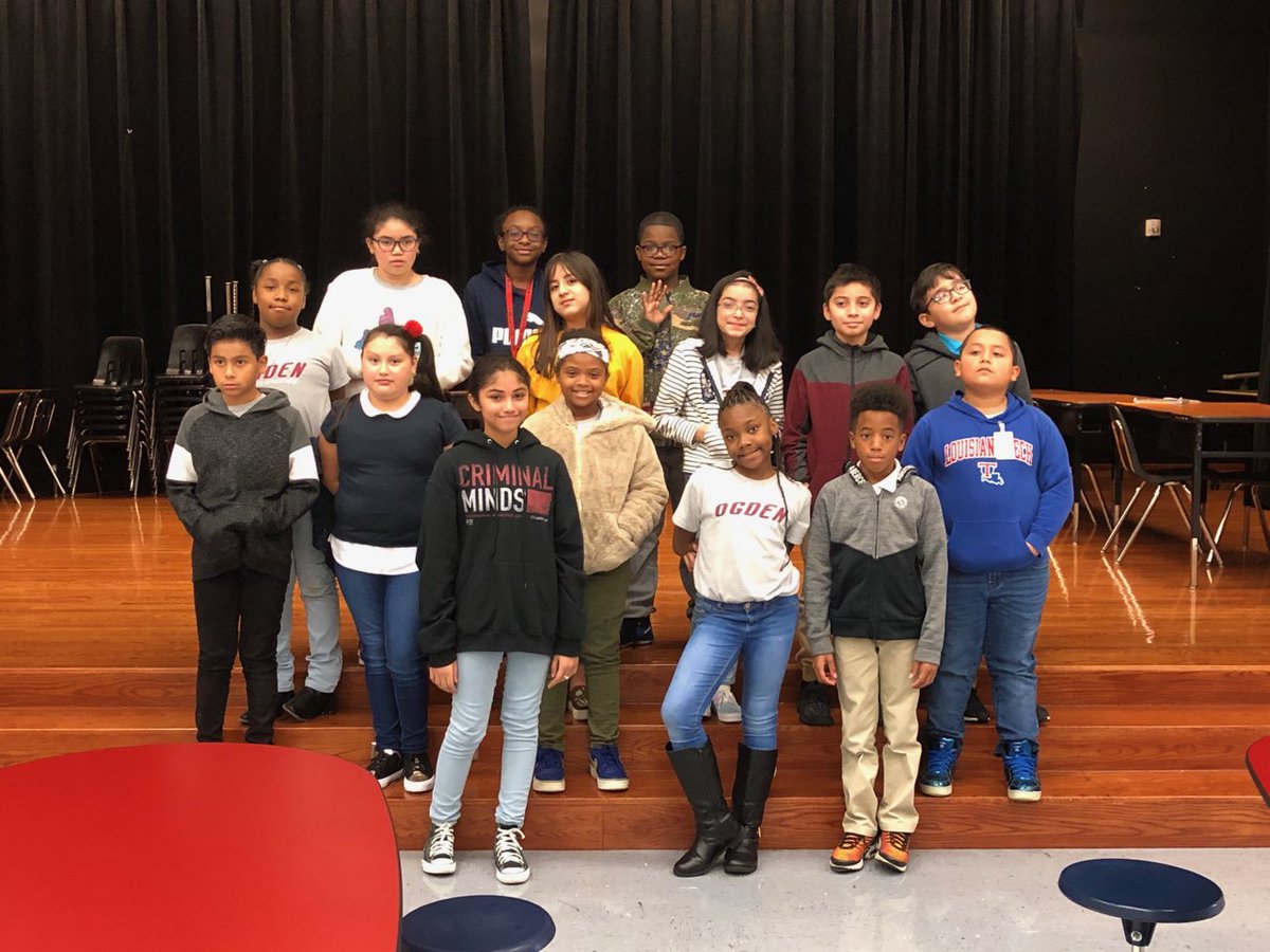 MsStubs's tweet photo. Second Annual Ogden Elementary Spelling Bee winners are 1st through 3rd,  Talyn Ned, and 4th through 5th, Rihana Calvo. These wonderful spellers will represent Ogden at the district competition.  Congratulations to our winners and all the competitors who represented .@Ogden_AISD https://t.co/YkIVQkXJWn