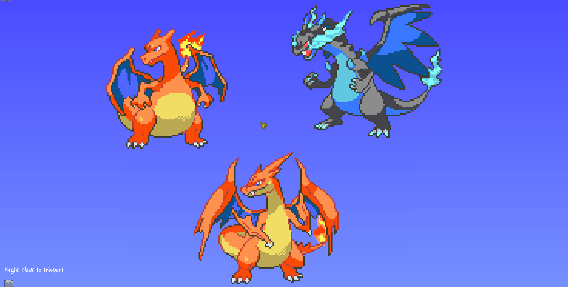 Mega Charizard X Sprite : r/pokemon