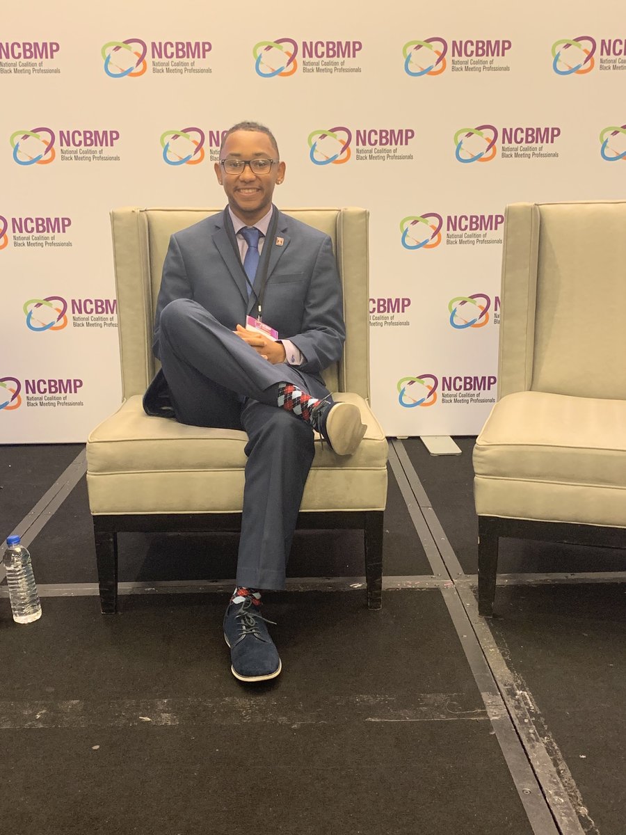 TempleSTHM's tweet photo. Congratulations to STHM student, Jamar Root, on winning the prestigious Presidential Scholarship Award at the National Coalition of Black Meeting Professionals in New Orleans a few weeks ago! We are proud! #sthmexperience https://t.co/6wWJRZ0DuG