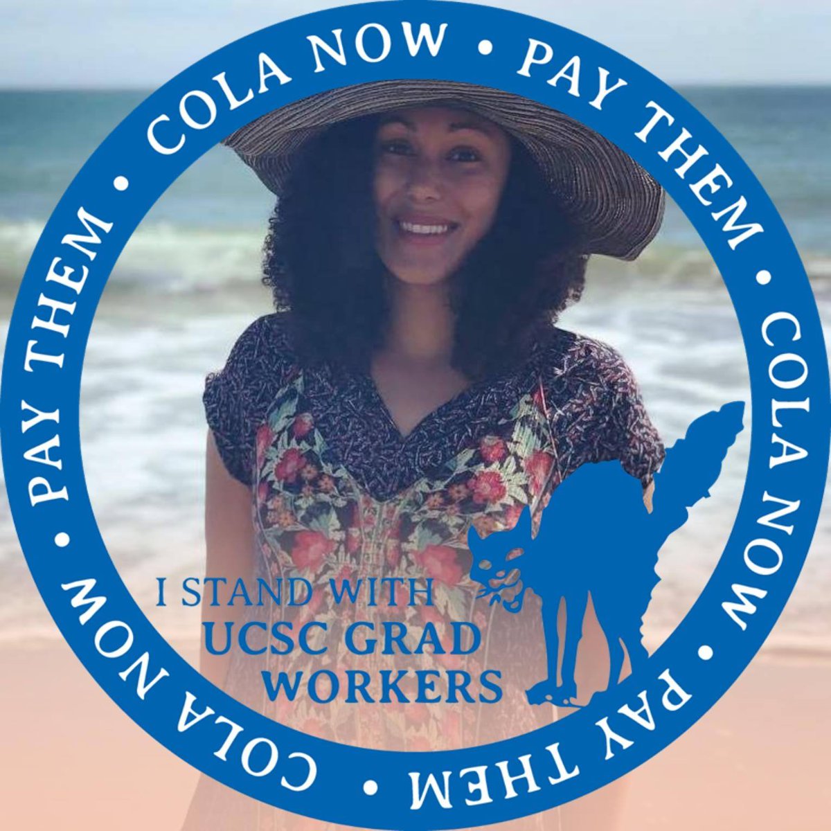 camillahawth's tweet photo. I stand with UCSC graduate students! #strikeucsc #cola #cola4all https://t.co/hYzDvOVQVu