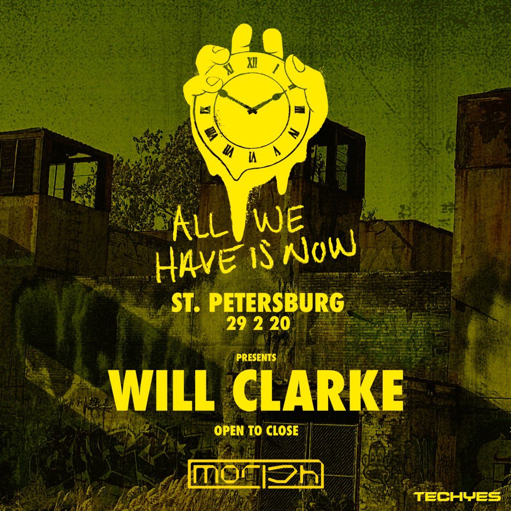 TechyesPresents's tweet photo. Tickets are on sale now for @djwillclarke All Night Long in St.Pete! 

Tickets >> https://t.co/mvTxUXQLfT https://t.co/7Sa96Jpm5n
