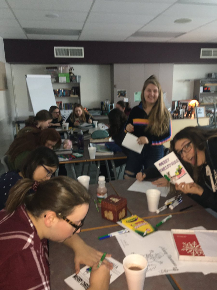 jsheareeves's tweet photo. A month of caring continues at #KRHS #AgPros hosted a card making lunch hour activity to share their gratitude with Rugatene Secondary School- our twinned school in Kenya through @fhfcanada Everyone enjoyed homemade cookies, hot chocolate & sharing in the holiday spirit. https://t.co/WarYV6AOzf