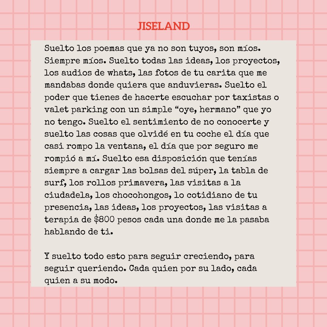 Este 2020 les recomiendo soltar todas las cosas que en primer lugar no se pueden agarrar.