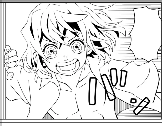 おお、漫画っぽい 