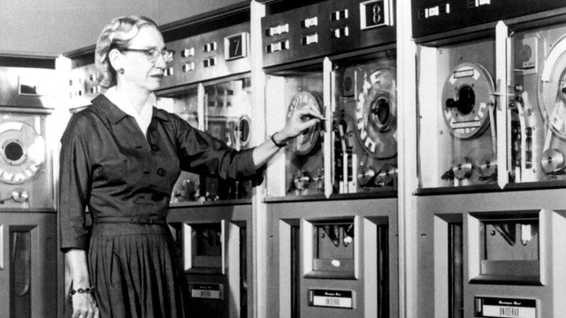 Mrs_Greening's tweet image. Such an enlightening perspective of computer science from a vibrant, intellectual American. Grace Hopper.
@BornWCuriosity #bornwithcuriosity #GHC19 #QueenofCode #CSEdWeek2019 #GillianJacobs