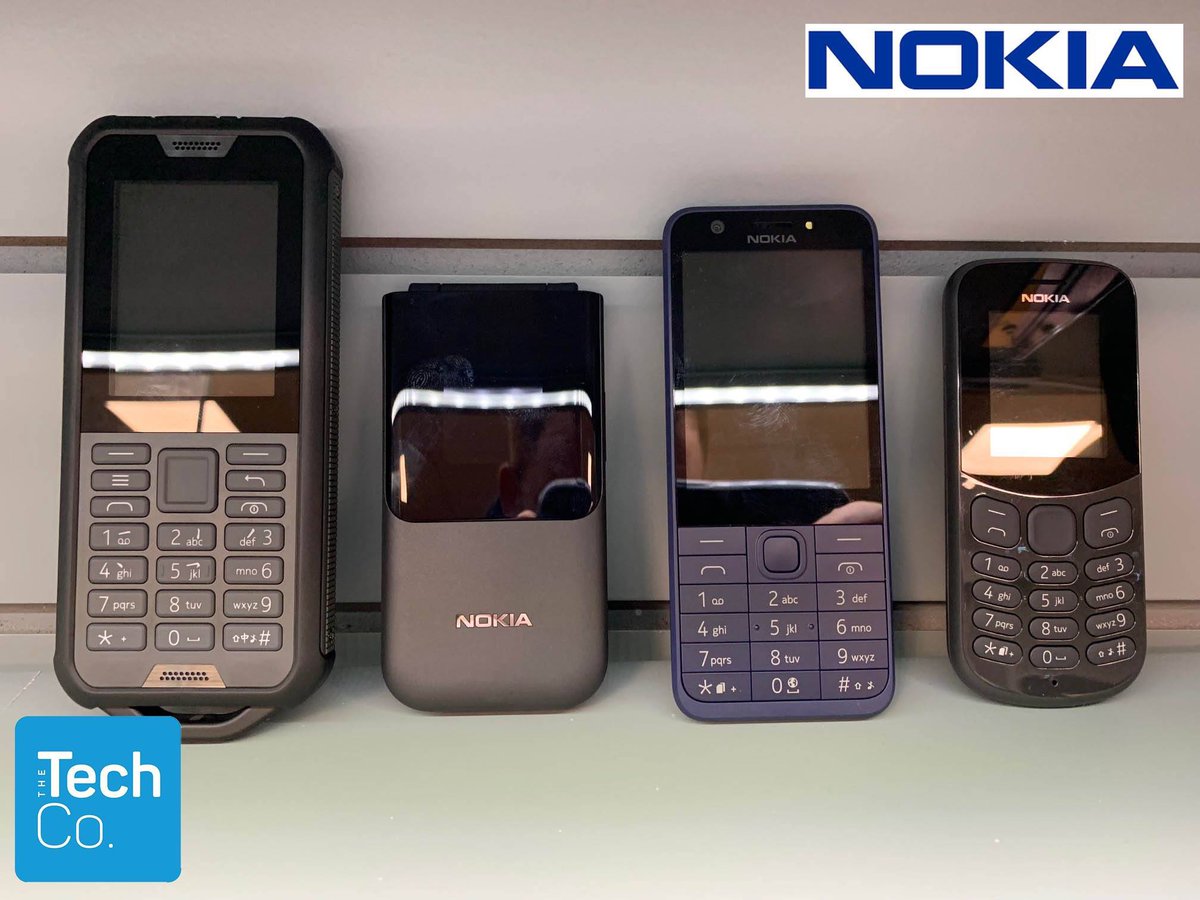 The_TechCompany's tweet photo. Nokia Family reunion just in time for Christmas🎄
Nokia 800, Nokia 2720, Nokia 230, Nokia 130
#thetechco #nokia https://t.co/bUkj4dXYWr