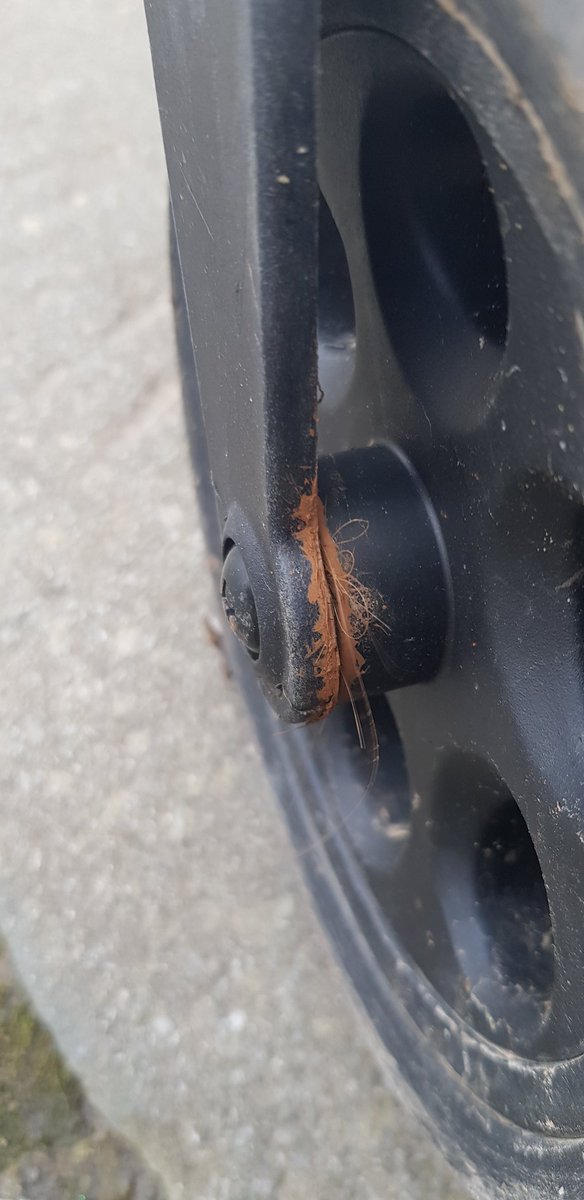 SPA_Geography's tweet photo. I love my Joolz pram however recently I have felt it hard to push... and this is why! Rusty front wheels! Please advise @MyJoolz https://t.co/tuFfGnocMx