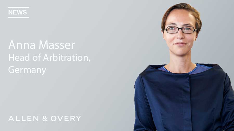 We are expanding our German Dispute Resolution practice with the appointment of Anna Masser. Mark Levy QC, Global Co-Head of International Arbitration said “Anna’s hire is part of our continued investment in growing the practice" bit.ly/2LUQPjk
