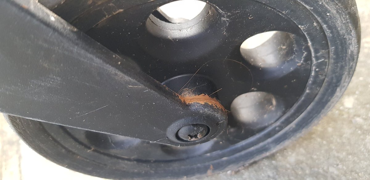 SPA_Geography's tweet photo. I love my Joolz pram however recently I have felt it hard to push... and this is why! Rusty front wheels! Please advise @MyJoolz https://t.co/tuFfGnocMx