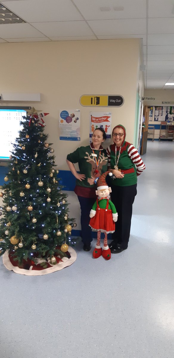 gemsie1984's tweet photo. Me and the work wife showing christmas spirit #ChristmasJumperDay #Ateam #nhs https://t.co/MlqTdj3jTl