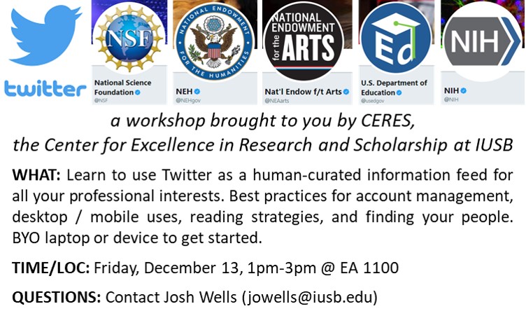 IUSB Center for Excellence Research & Scholarship tweet media