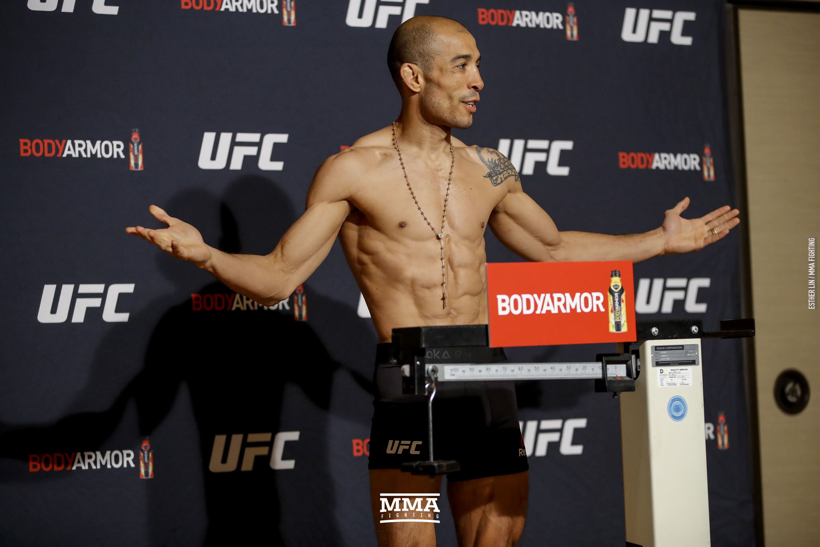 MMAFighting.com on Twitter: "UFC 245 results: Jose makes weight (@MMAFightingSM) https://t.co/vKgGBSg3Gi https://t.co/YRgVKKUKc6" / Twitter