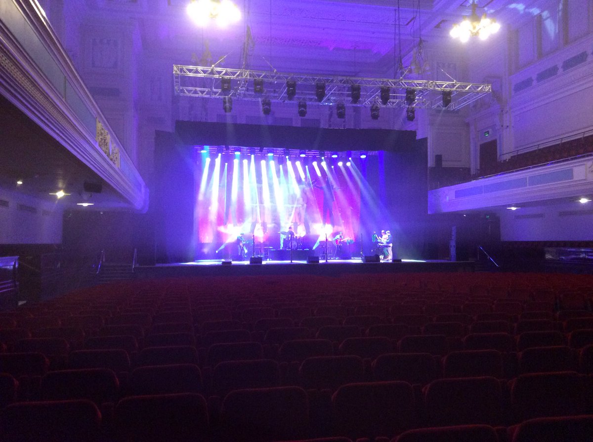 Stage set for tonight <a href="/BigGirlsDC/">Big Girls Don't Cry</a>  <a href="/CairdHallDundee/">Caird Hall Dundee</a> . Box office open at 6.30 pm for in person ticket sales