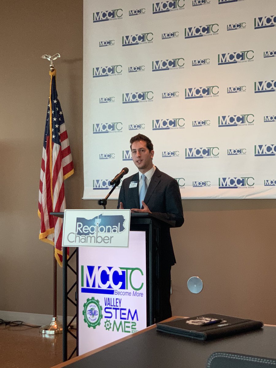 MaraBanfield's tweet photo. Great event today @MCCTC  Lattes With Legislators with the Regional Chamber @ywchamber @STEMAcademy2  @PrincipalZ  @jcene2019  @NickSSantucci https://t.co/gNoN7v1Hoi