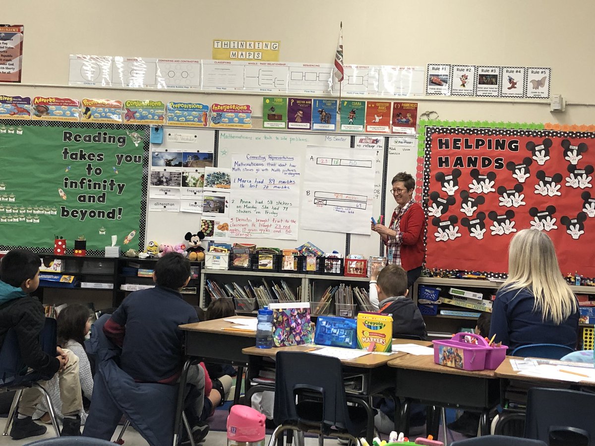 Thank you <a href="/LaurieSenter/">Laurie</a> for supporting Number Talks in our classroom! We appreciate all your support and knowledge!