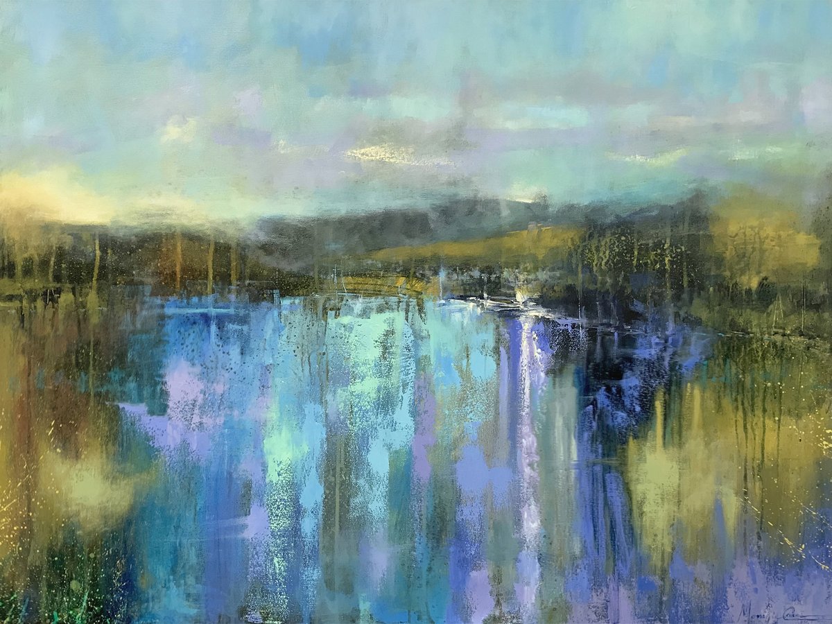 Just shipped this 40'X30" oil on canvas to Dare Gallery, Charleston SC. #painting #contemporaryart #landscapepainting #seascape #oilpainting