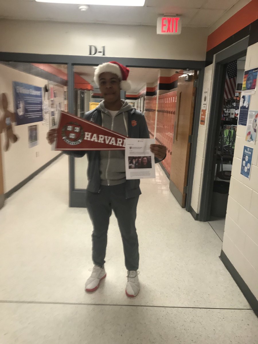 Congratulations to IB student Billy Pryor who  was accepted to Harvard!