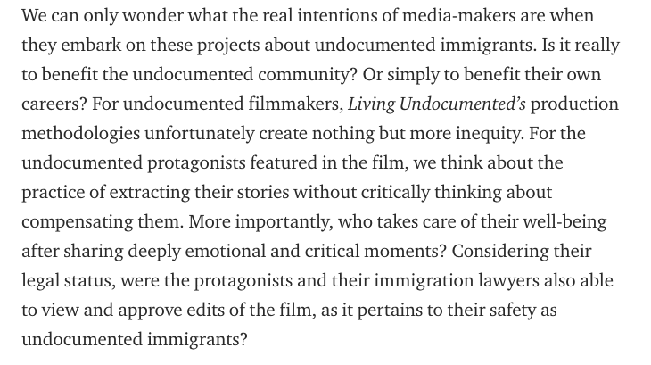 iamjessshane's tweet image. a critical read for all (esp yt) doc makers #decolonizedocs medium.com/@undocufilmmak…