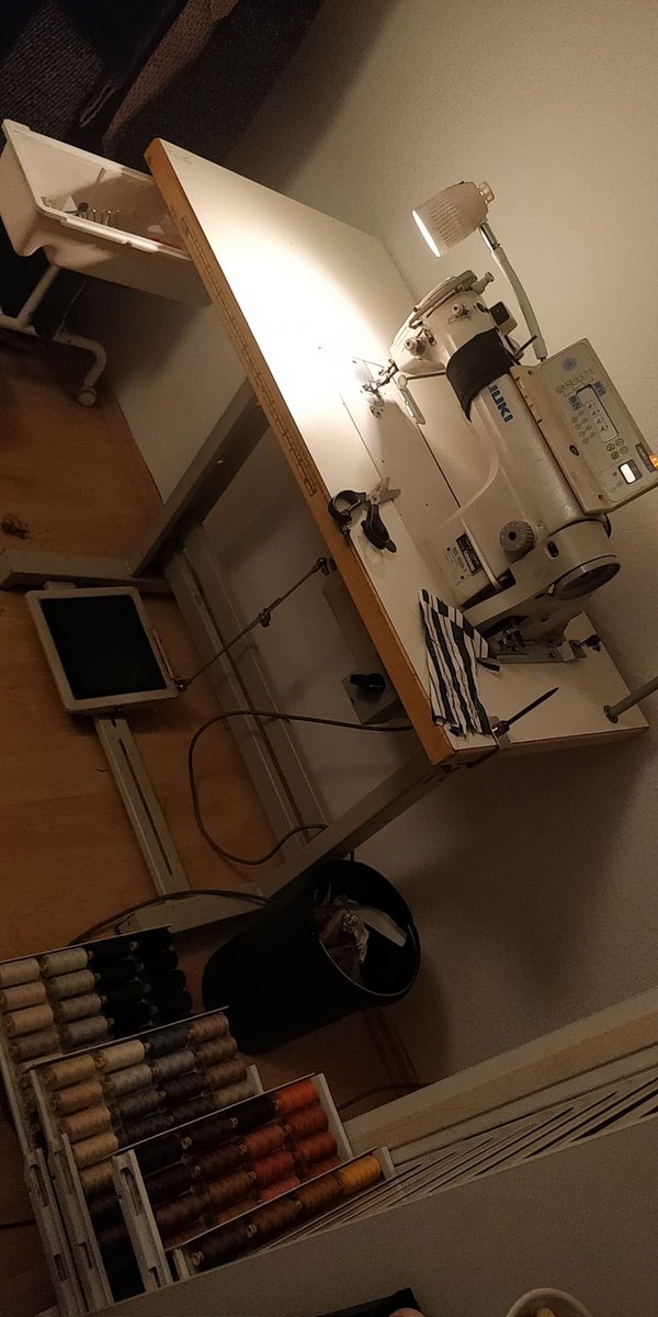 idc dat ik t overal al heb gedeeld maar ik heb eindelijk een industriële naaimachine (en een kast vol hoge kwaliteit garen (500+ stuks))