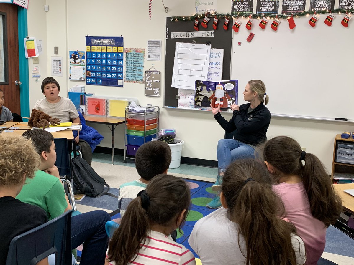 <a href="/VogelESISD/">Vogel Elementary</a> &amp; <a href="/RodriguezESISD/">Rodriguez Elementary</a> got “jingled” with a fun read-aloud! @HUlrich4thGrade <a href="/CherylSchriewer/">Cheryl Schriewer</a> <a href="/LauraJFlack/">Laura Flack</a> #SeguinReads