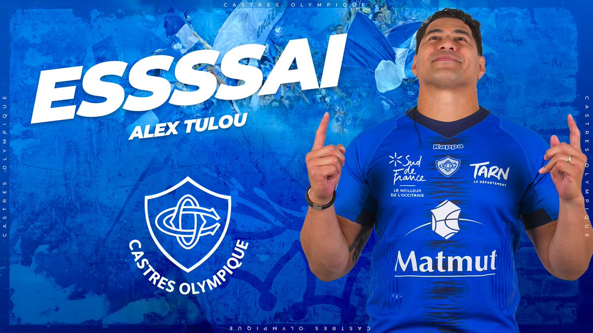 CastresRugby's tweet photo. ⏱ 33' | 1️⃣0️⃣-1️⃣0️⃣
ESSAI POUR LE CASTRES OLYMPIQUE ! Alex Tulou est à la réception d'une chandelle et inscrit le 2e essai castrais, non transformé. 10-10.
#CASvENI https://t.co/v1s79bYxF1