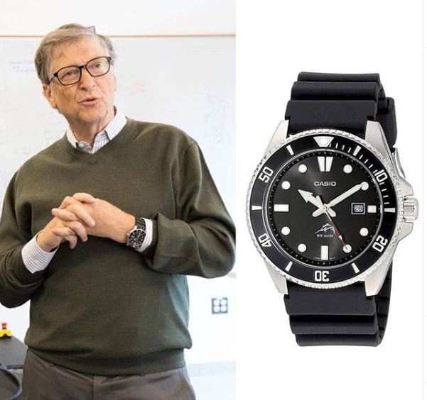 EpicureansWatch's tweet photo. Billionaire and founder of Microsoft Bill Gates wearing a Casio Quartz Diver 200m WR Ref. MDV-106-1A. You can purchase one on Amazon right now for $45.33 USD😎
-
-
-
Thanks @wristenthusiast 👍🏻
-
#celebritywatch #celebwatches #billgateswatch #dailywatch #thegoodlife #wealt https://t.co/StgI9EwKgP