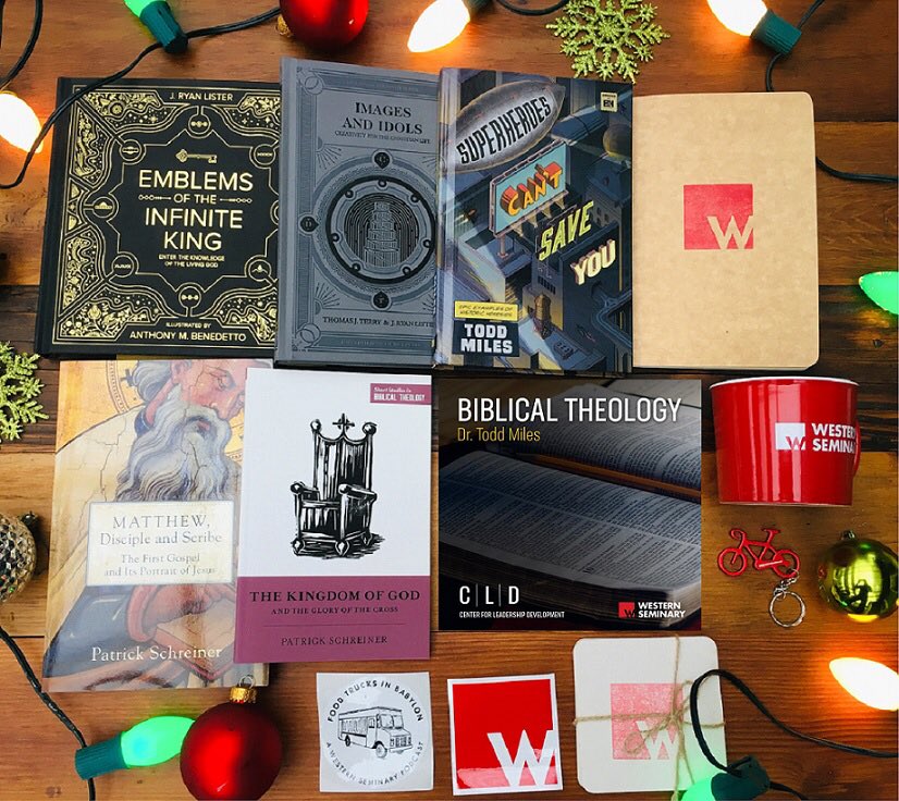 WesternSeminary's tweet photo. Christmas Giveaway is here!!!

Retweet for a chance to win these amazing books by faculty @JRyanLister @TL_Miles @pj_schreiner and artists @antmbenedetto @thomasjterry + awesome swag + CLD course “Biblical Theology” with @TL_Miles 

Our largest giveaway yet! https://t.co/M3RrNOM1fX