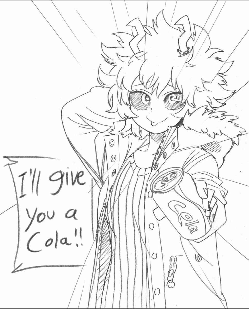 Mina Ashido is trying to bribe you. 

#MyHeroAcademia #BokuNoHeroAcademia 

Color / edit / original 