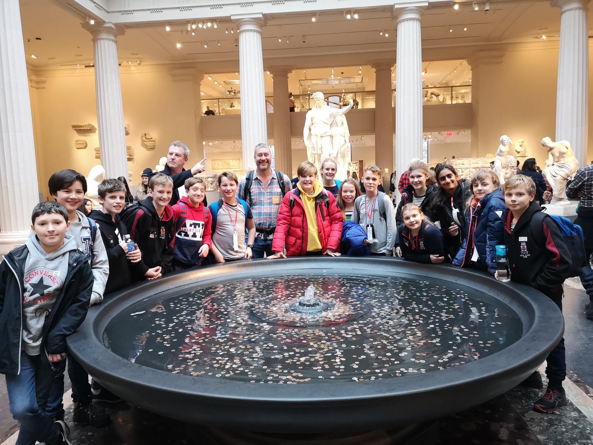 Cheam_English's tweet photo. Met Museum followed by a very long walk (under the rain :-( ) back to the hotel. Despite the 26, 000 + steps done today, the children did not complain once! Real little troopers! Very proud of them once again! https://t.co/yO63Af8bVv