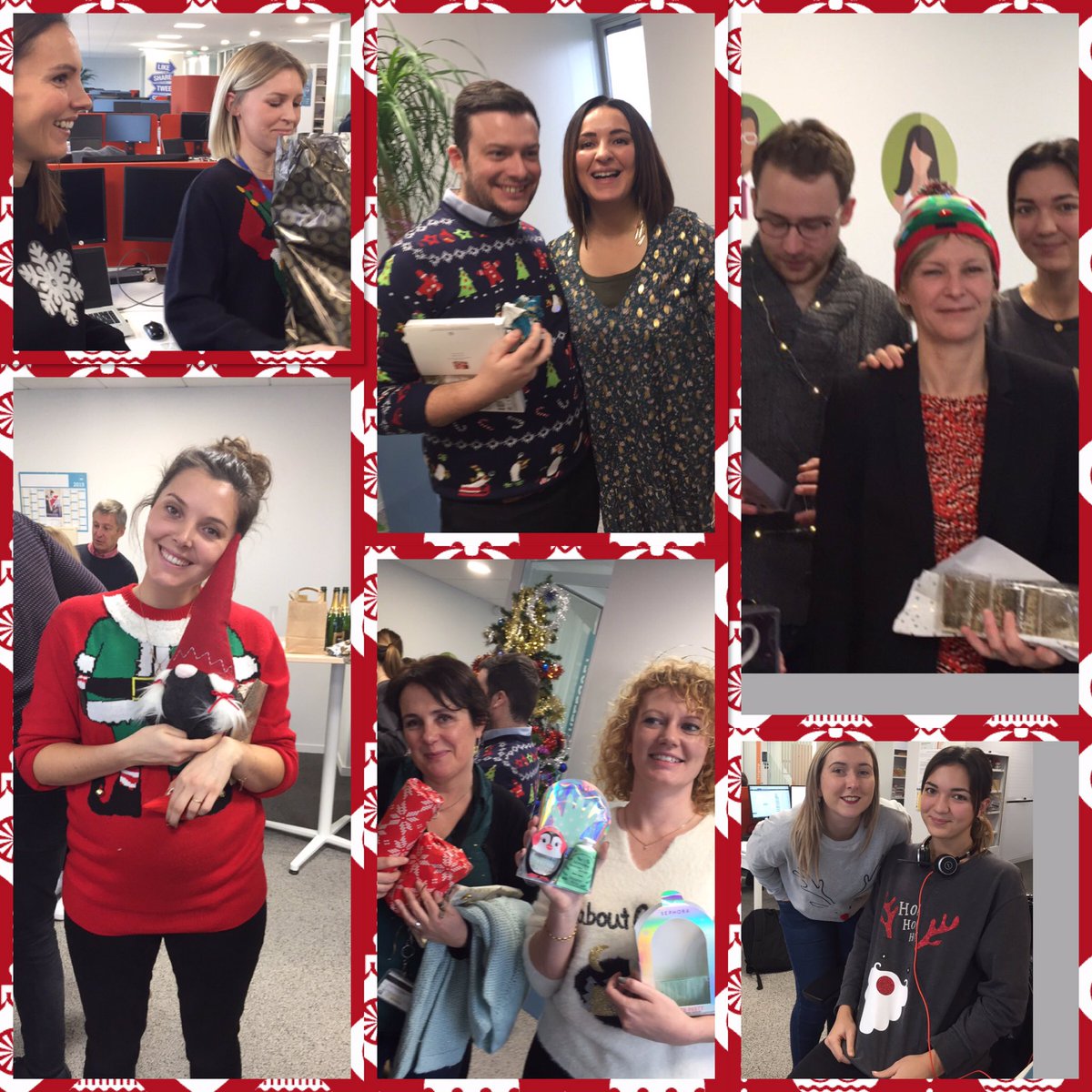 Des cadeaux et un repas de Noël partagé avec le plateau corporel. Un agréable moment <a href="/franck_basile/">Franck Basile</a> # @florence irissou # <a href="/christophemene1/">Christophe MENEZO</a> et <a href="/Duvalvirginie2/">Duval virginie</a>