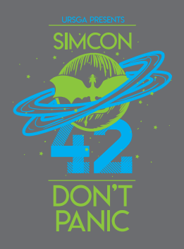 simcon_ur's tweet photo. Don't Panic...but SIMCON 42's theme is here! Join us April 3rd-5th 2020 for 3 days of epic Hitchhiker's fun! https://t.co/57DtHUbe1V