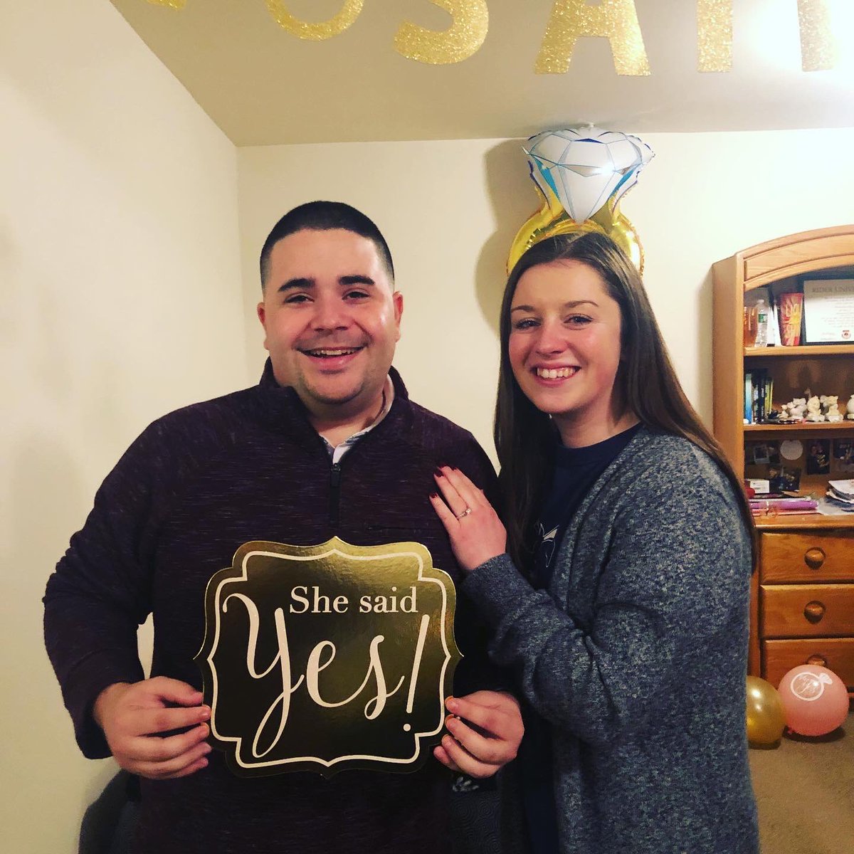 MsTosonotti's tweet photo. CONGRATULATIONS to my brother and future sister in law!! they are officially ENGAGED, and I could not be more excited for them! I love you both more than words, and I could not be happier for you!! ❤️💍 https://t.co/hQ8QTNvH4O
