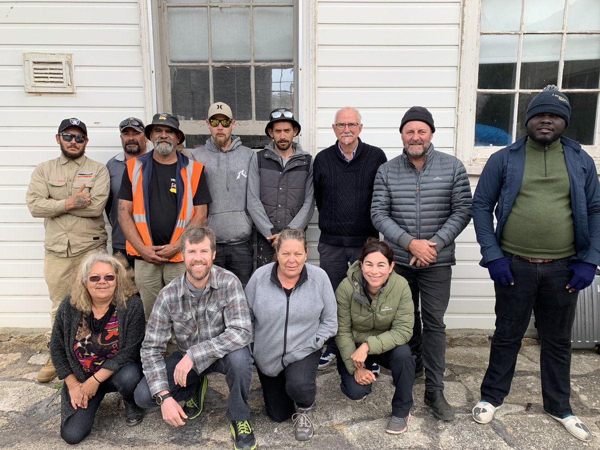 Huge thank you to Fiona Maher and the Truwana Rangers (Aboriginal Land Council of Tasmania) for sharing their knowledge and hospitality on their country. We’re working together on a project to understanding fire, vegetation and water quality changes through time.