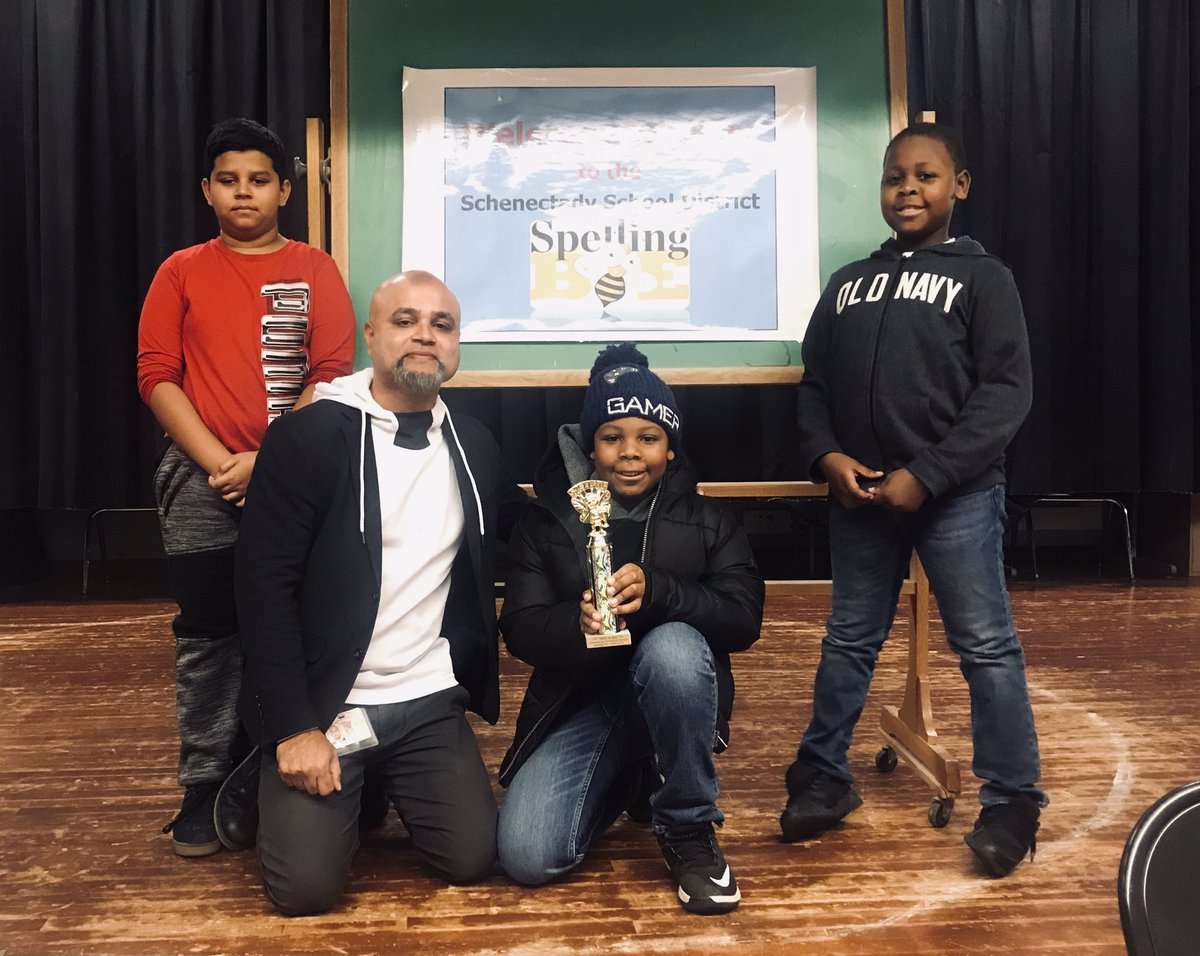 After coming in 4th last year, Amir Miles set his sights on winning the district spelling bee this year. Today, he achieved that goal through hard work and perseverance. Congrats to Amir and his family!