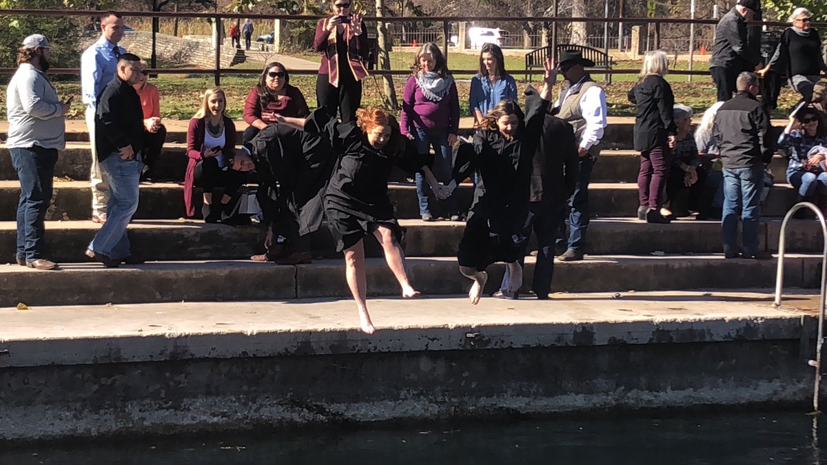 Congrats to the Bobcats from <a href="/TXSTCOE/">College of Education at TXST</a> &amp; <a href="/TXSTGradCollege/">The Graduate College</a> who just crossed the stage &amp; became #TXSTalum! 🎓😺❤️#txst #TXSTgrad