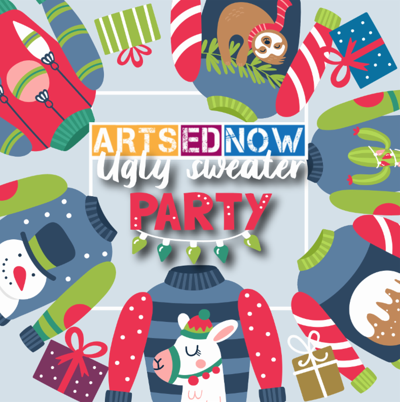 ArtsEdNJ's tweet photo. Just Released! Arts Ed NJ's THE BEAT. December 2019 Happy Holidays #ArtsEdNow #UglySweaterParty #HappyHolidays #ThesFest19 #NJGAAE20 https://t.co/jYJnWNWCUP https://t.co/MKPD4PFbmg