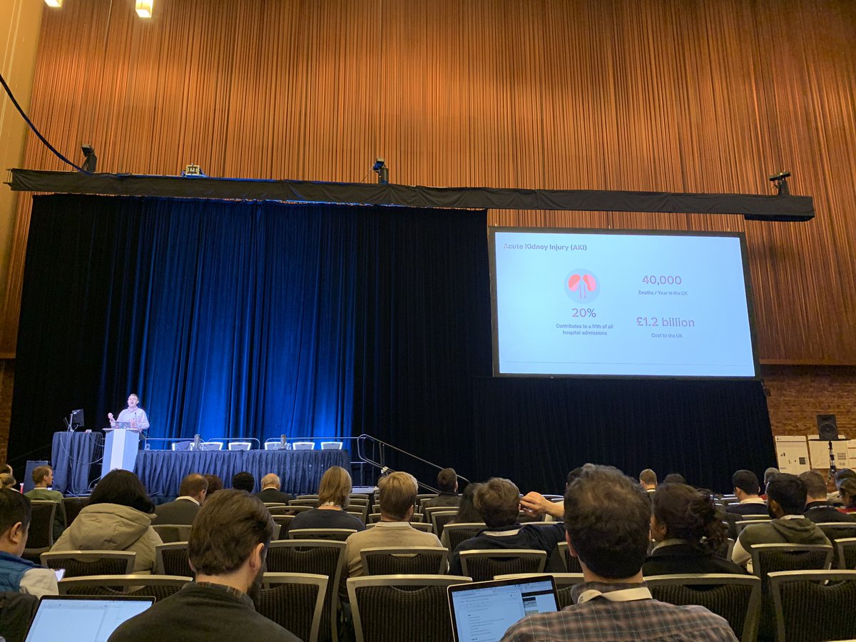 Alan Karthikesalingam (@alan_karthi) on Twitter photo Proud to see our research <a href="/GoogleHealth/">Google Health</a> <a href="/DeepMindAI/">DeepMindAI</a> on deep learning for AKI prediction presented on main stage #ML4H #NeurIPS2019 by my brilliant teammates <a href="/CianH/">Cían Hughes</a> and <a href="/weballergy/">Nenad Tomasev</a> Proud to see our research <a href="/GoogleHealth/">Google Health</a> <a href="/DeepMindAI/">DeepMindAI</a> on deep learning for AKI prediction presented on main stage #ML4H #NeurIPS2019 by my brilliant teammates <a href="/CianH/">Cían Hughes</a> and <a href="/weballergy/">Nenad Tomasev</a>