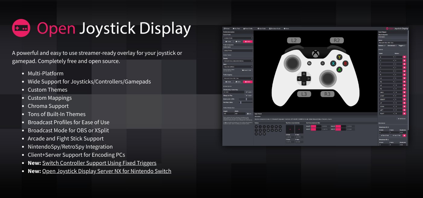 GDQuest on Twitter: "If you games or you're making a tutorial about gamepad controls, check out Open Joystick Display! Great free software to show the button presses and all screen: