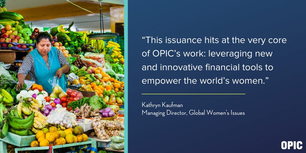 DFCgov (@dfcgov) on Twitter photo Together with <a href="/WellsFargo/">Wells Fargo</a>, OPIC issued a <a href="/OPIC2X/">OPIC 2X Women's Initiative</a> Certificate of Participation (COP)—the first U.S. Government-backed investment vehicle focused on supporting women’s economic empowerment: go.usa.gov/xpv5w Together with <a href="/WellsFargo/">Wells Fargo</a>, OPIC issued a <a href="/OPIC2X/">OPIC 2X Women's Initiative</a> Certificate of Participation (COP)—the first U.S. Government-backed investment vehicle focused on supporting women’s economic empowerment: go.usa.gov/xpv5w