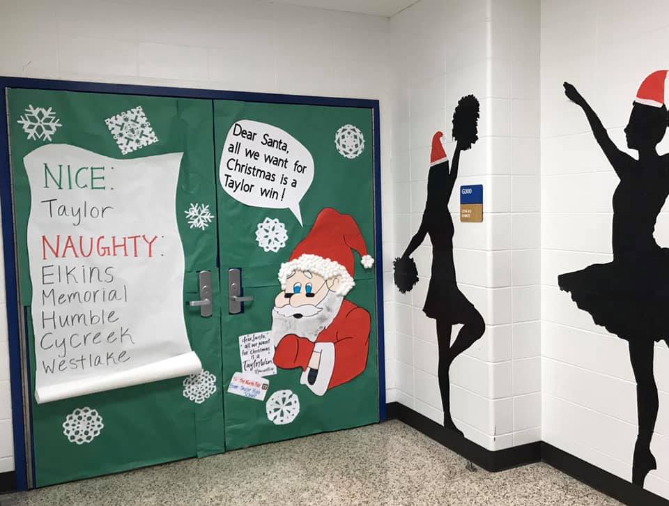 Dear Santa,
All we want for Christmas is a Taylor win!

Go Mustangs! 

#BLUE #Taylorpride247 <a href="/THS_Mustangs/">James E. Taylor High School</a> @TaylorMustangFB 
#naughtyvsnice
