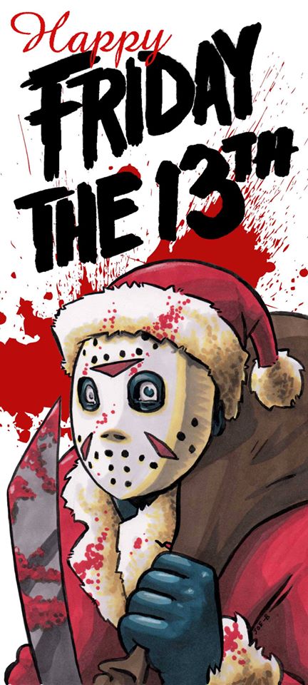 FearBonersDIFP's tweet photo. #HappyHolidays and frightful #FridayThe13th dear listeners! This #creepy #Christmas #art was contributed by long time pal-o-mine Joe Botsch! If you dig it make sure to check out more of his work over at @donotreadcomics on Instagram and his website here: https://t.co/gaLZKW8gRK https://t.co/cwJuvLC9z1