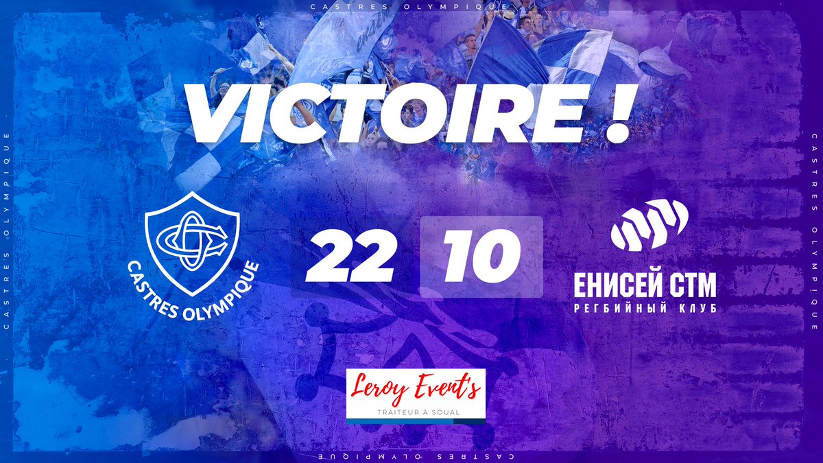CastresRugby's tweet photo. ⏱ FIN DU MATCH | 2️⃣2️⃣-1️⃣0️⃣
C'est fini à Pierre Fabre, le CO l'emporte difficilement mais empoche le bonus offensif. Essais de Palis (x2), Tulou et Fernandez.
#CASvENI https://t.co/dB2FfM9Bwm