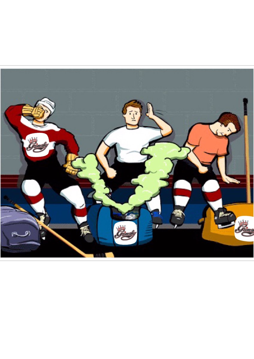 On the first day of Christmas, hockey gave to me, one smelly hockey bag! #GMHA #12DaysOfChristmas #12DaysOfHockey