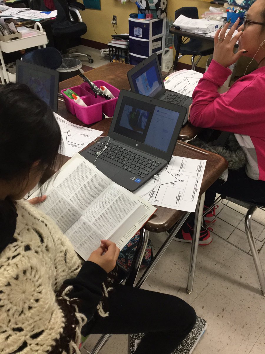 dmoitzheim's tweet photo. Briscoe students using dictionary skills with Edpuzzle! https://t.co/ddMTlTe7Tw
