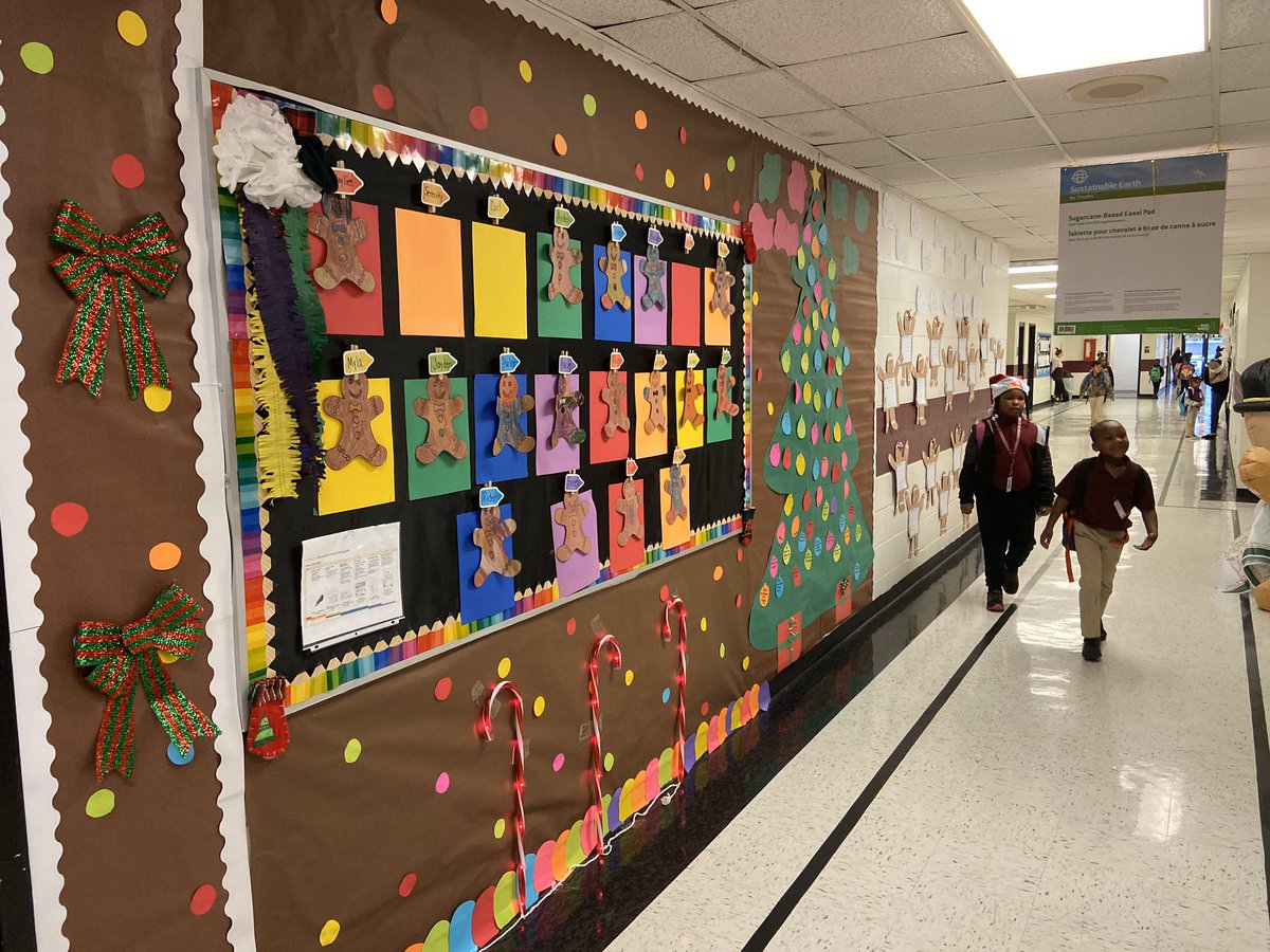 Fabulous first grade and their precious Gingerbread Land for their babies!!! #driventosucCeed #actforimpact #capturingkidshearts @DES_ISTHEBEST @IbervilleSchool