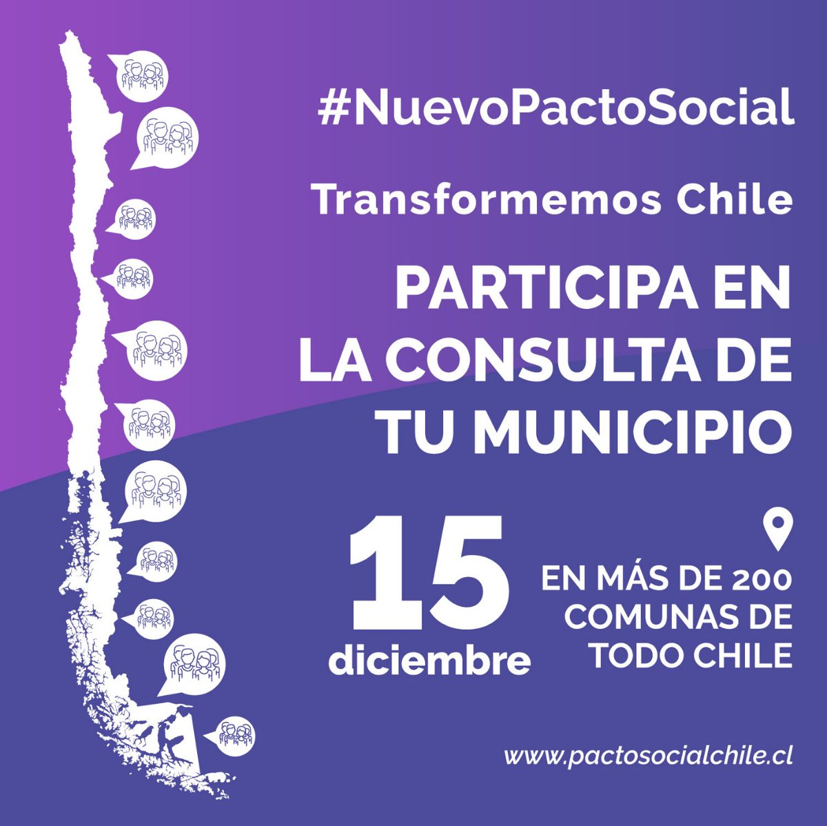 HOY📣 Recuerda participar en la #ConsultaCiudadana de la <a href="/AChMChile/">ACHM Asociación Chilena de Municipalidades</a> en tu comuna, ¡tu voz es fundamental!

Más información 👉 achm.cl