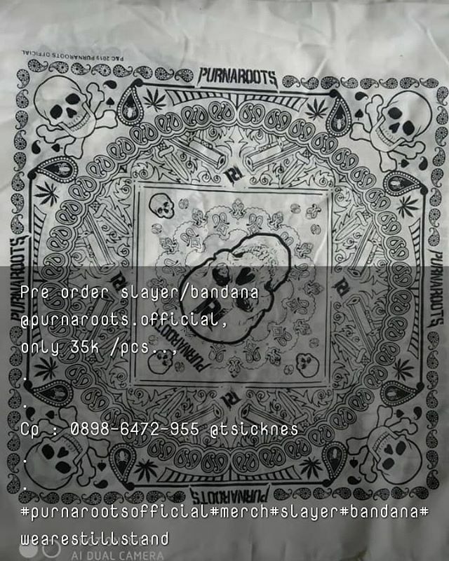 harakiripunks's tweet photo. Pre order Slayer/bandana @purnaroots.official#punkbdg #melodicpunk #harakirimelodic https://t.co/ezRg4V9qaL
