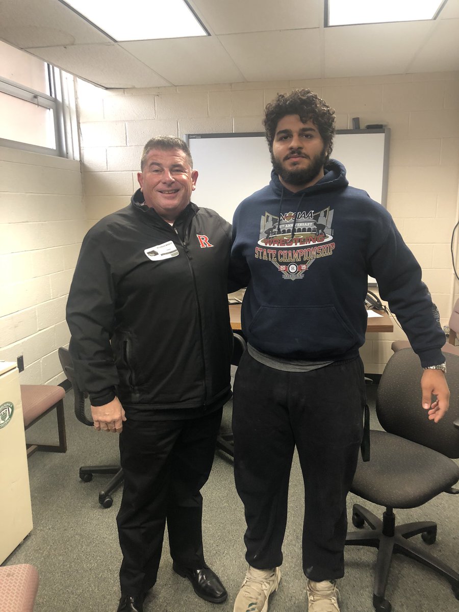bears_eb's tweet image. Great visit with Youssef Gamel and Coach Mantz. Thank you for all you do for New Jersey High School football!! @rickmantz